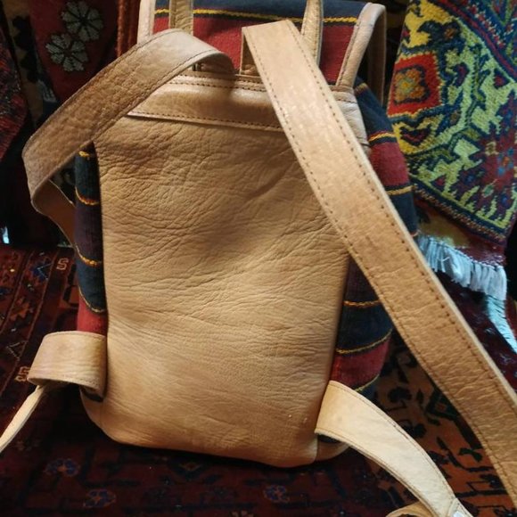Handmade Eastern Europe Backpack, big bag leather - Picture 4 of 10